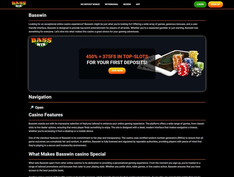 Best casino basswin in United Kingdom